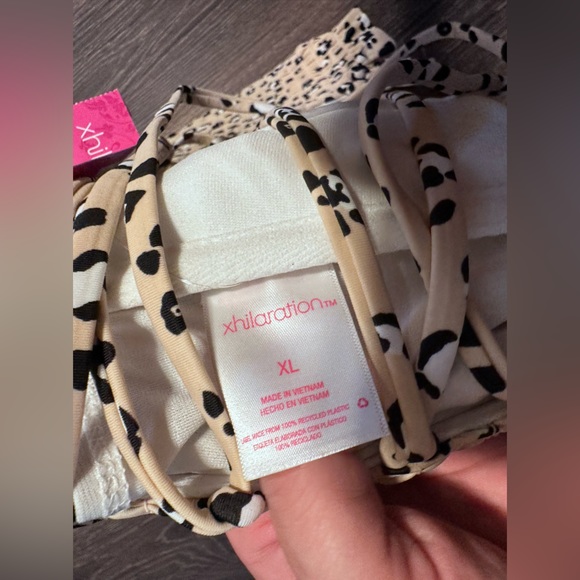 Nwt cheetah print tube top bikini top size XL - Picture 3 of 10